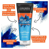 John Frieda Blue Crush Intensive Blue Conditioner for Brunettes   250ml