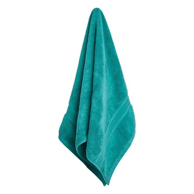 M&S Super Soft Antibacterial Cotton Bath Towel Teal