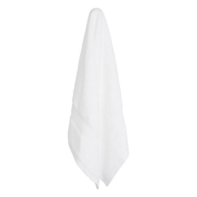 M&S Super Soft Antibacterial Cotton Bath Towel White