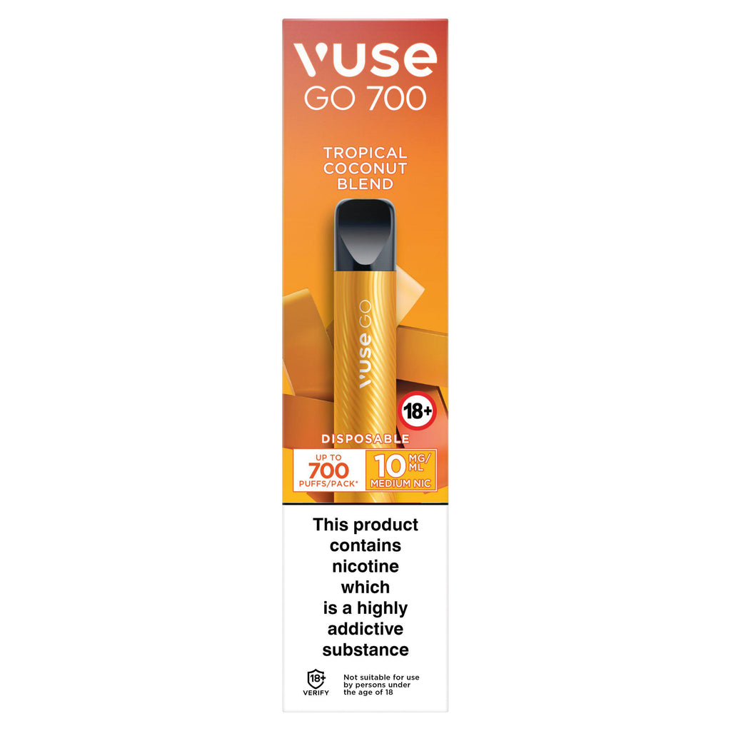 Vuse Go 700 Tropical Coconut Blend Disposable 10mg