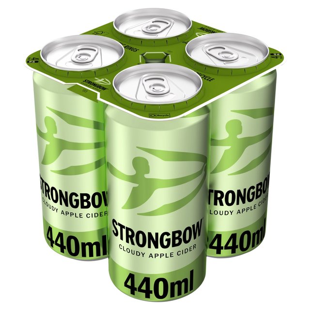 Strongbow Cloudy Apple Cider   4 x 440ml