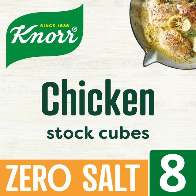 Knorr 8 Chicken Zero Salt Stock Cubes   72g