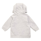 M&S Cotton Zip Hoodie 0 Months-3 Years Grey Marl GOODS M&S   