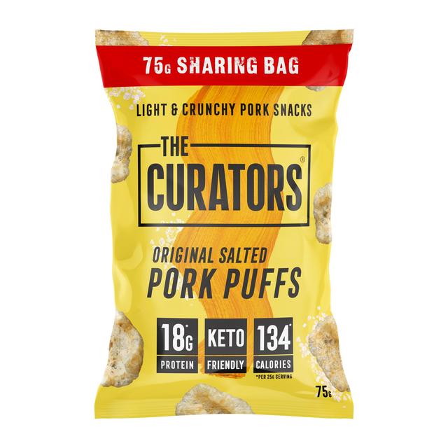 The Curators Original Salted Pork Puffs   75g