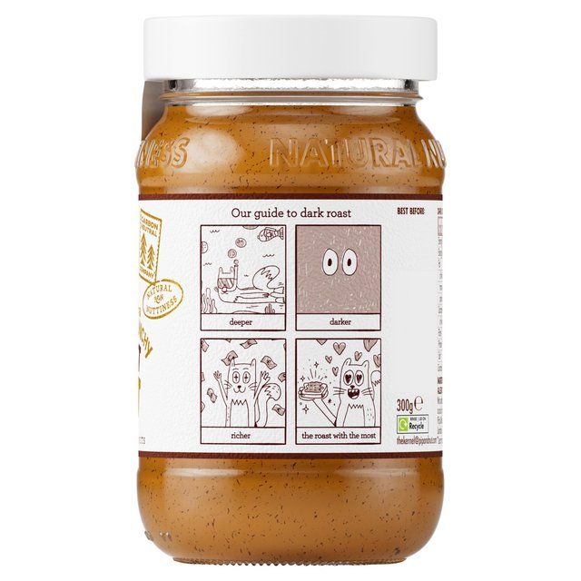 Pip & Nut Ultimate Dark Roast Crunchy Peanut Butter   300g GOODS M&S   