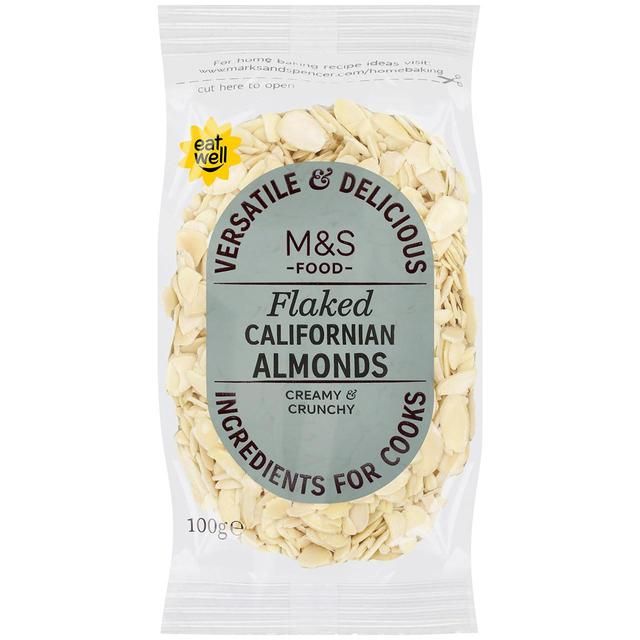 M&S Flaked Californian Almonds   100g