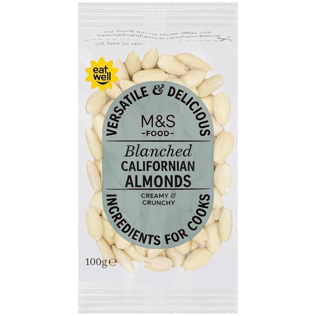 M&S Blanched Californian Almonds   100g