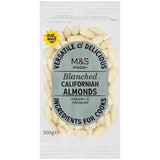 M&S Blanched Californian Almonds   100g GOODS M&S   