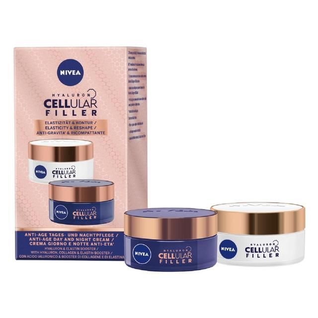 NIVEA Hyaluron Cellular Elasticity Filler Day & Night Face Cream Duo Pack    2 x 50ml GOODS M&S   