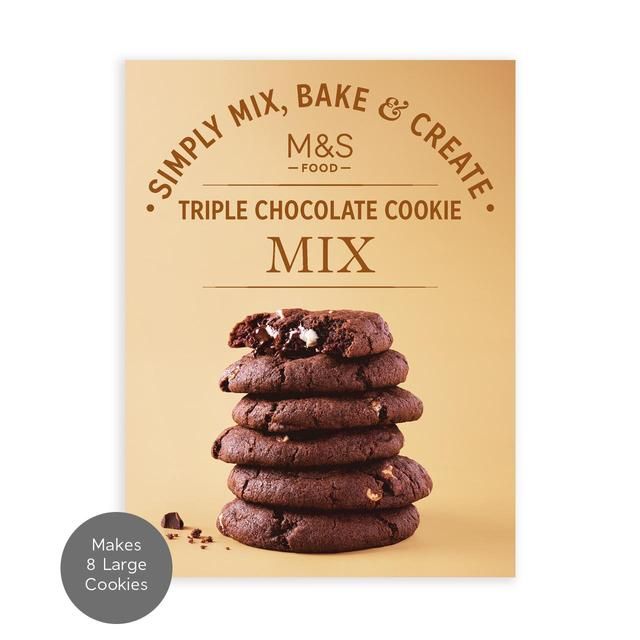 M&S Triple Chocolate Cookie Mix   300g