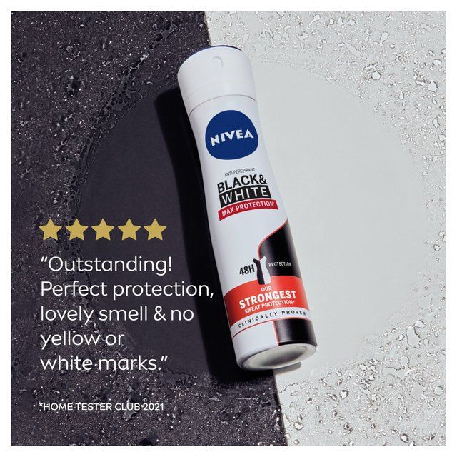 NIVEA Black & White Max Protect Anti-Perspirant Deodorant Spray   200ml GOODS M&S   