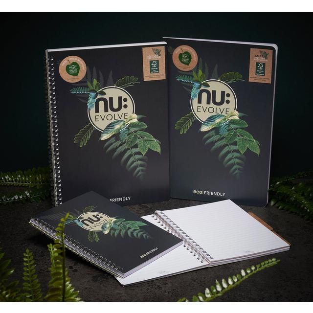 Nu Evolve A4 Wiro Notebook 120 pgs GOODS M&S   