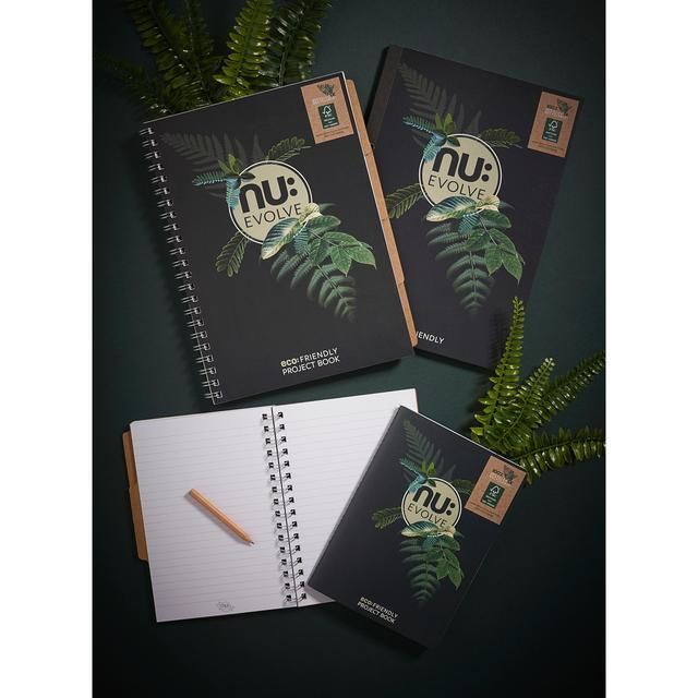 Nu Evolve A5 Recycled Wiro Notebook - 120 pgs GOODS M&S   