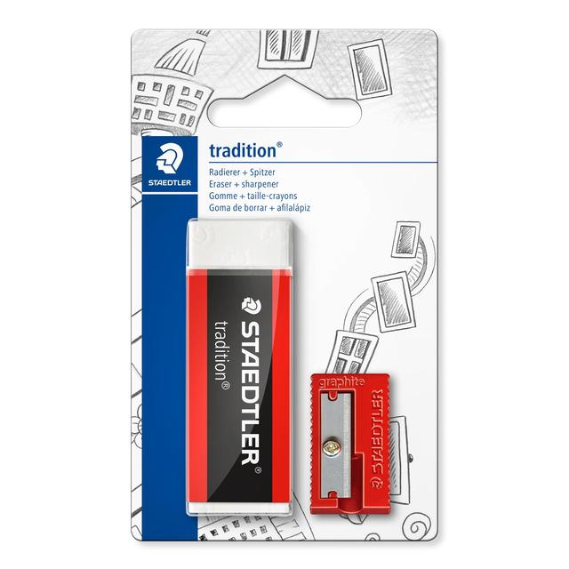 Staedtler Tradition Eraser and Sharpener