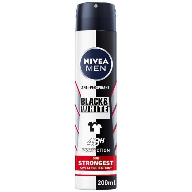 NIVEA MEN Black & White Max Protect Anti-Perspirant Deodorant Spray    200ml GOODS M&S   