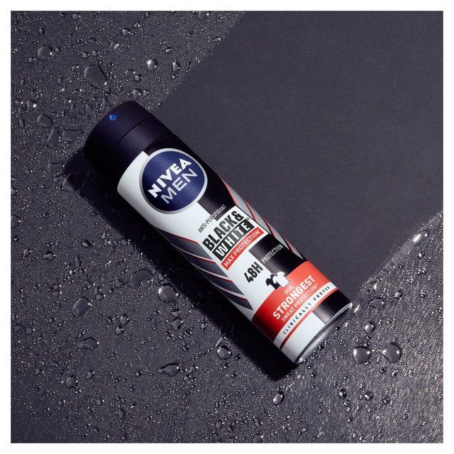 NIVEA MEN Black & White Max Protect Anti-Perspirant Deodorant Spray    200ml