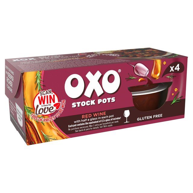 Oxo Red Wine Stock Pots   4 x 20g