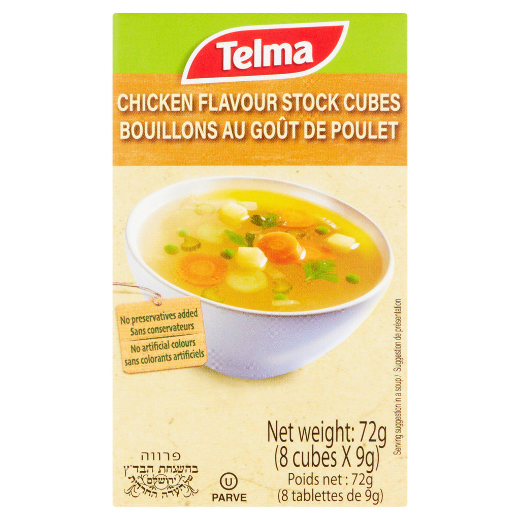 Telma Chicken Flavour Stock Cubes 8x9g