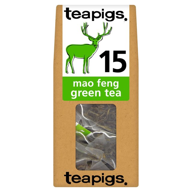 Teapigs Mao Feng Green Tea Bags   15 per pack