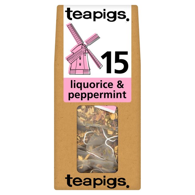 Teapigs Liquorice & Peppermint Tea Bags   15 per pack GOODS M&S   