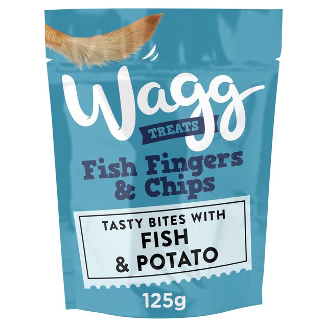 Wagg Fish Fingers & Chips Dog Treats   125g GOODS M&S   