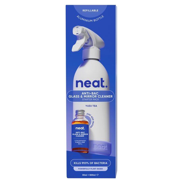 Neat Anti-Bac Glass Cleaner Refill Starter Pack Yuzu Tea   500ml GOODS M&S   