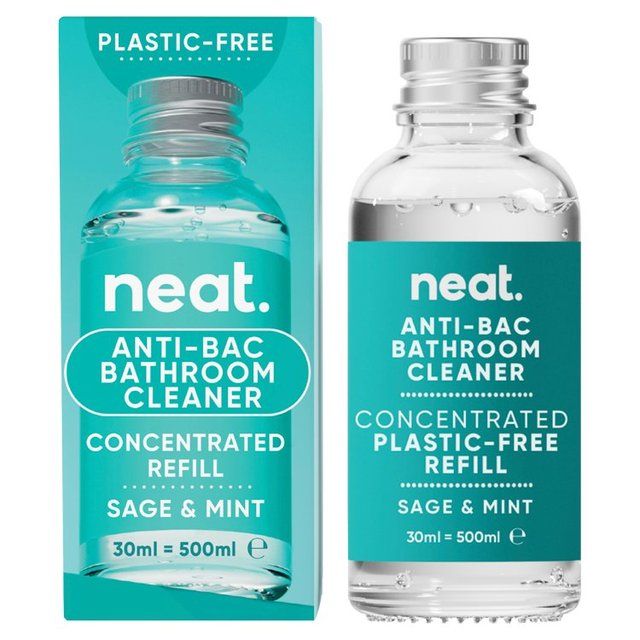 Neat Anti-Bac Bathroom Cleaner Refill Concentrate Sage & Mint   30ml GOODS M&S   