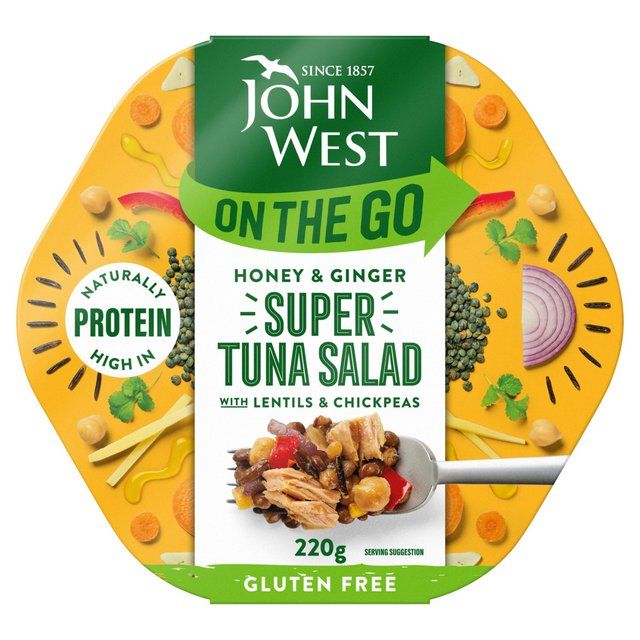 John West On The Go Honey &amp; Ginger Super Tuna Salad Gluten Free   220g