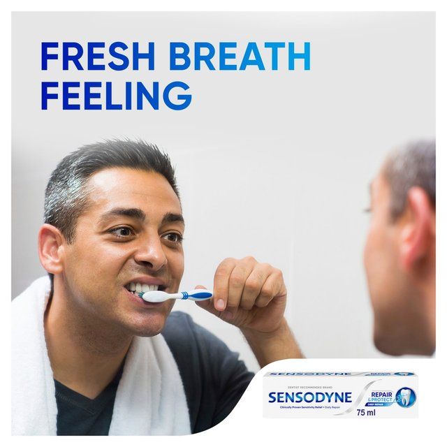 Sensodyne Repair &amp; Protect Sensitive Original Mint Toothpaste   75ml