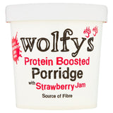 Wolfys Protein Boosted Porridge with Strawberry Jam   91g GOODS M&S   