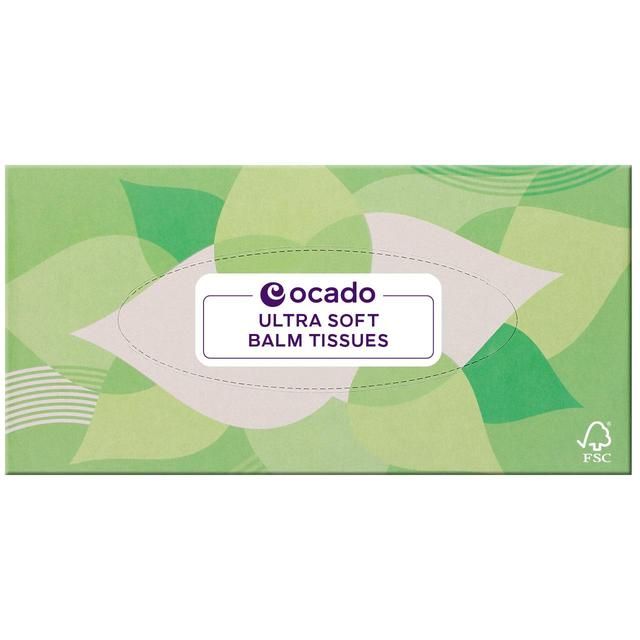 Ocado Ultra Soft Balm Tissues   72 per pack