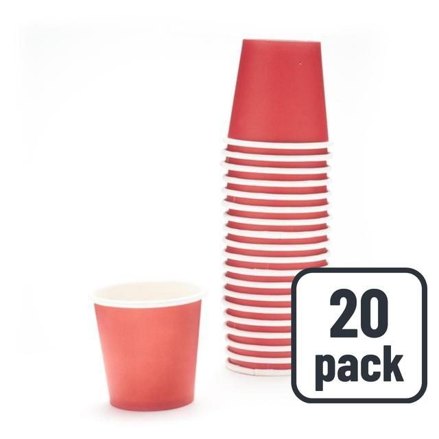 Small Red Party Shot Cups   20 per pack