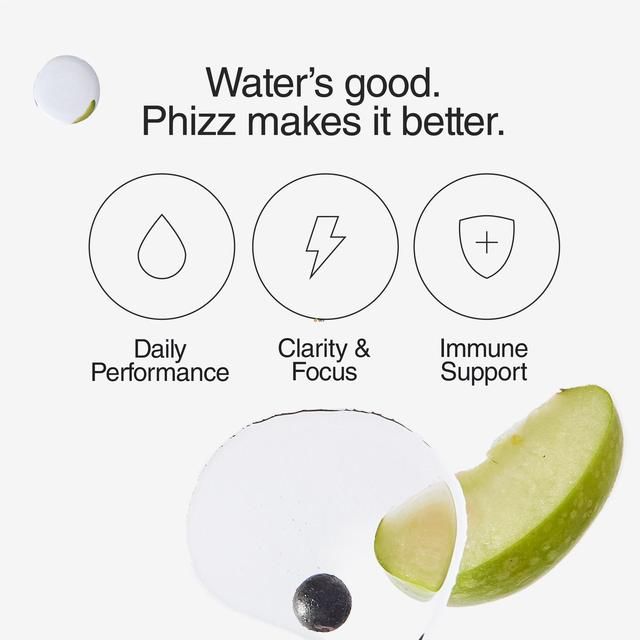 Phizz Apple & Blackcurrant Multivitamin Hydration & Electrolyte Tablets   60 per pack GOODS M&S   