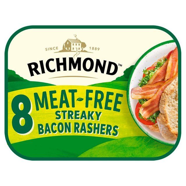 Richmond 8 Meat Free Vegan Streaky Bacon Rashers   120g