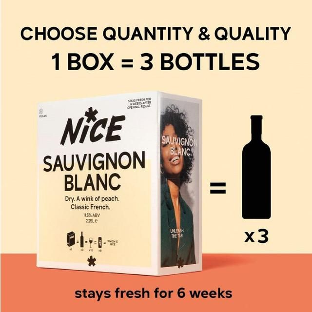 Nice French Sauvignon Blanc Bag in Box   2.25L