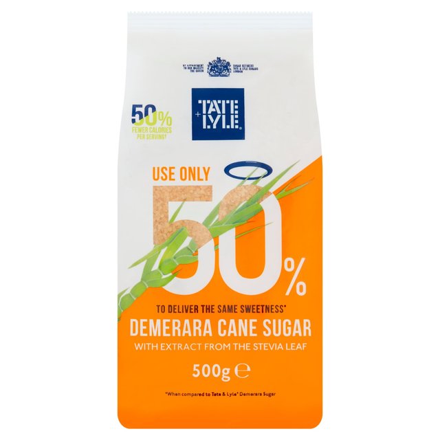 Tate & Lyle Demerara Sugar with Stevia   500g GOODS M&S   