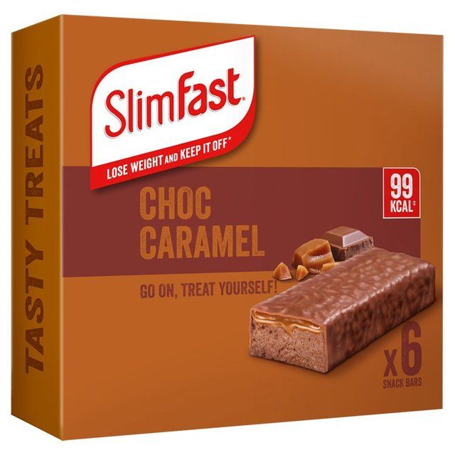 SlimFast Chocolate Caramel Treat Bar Multipack   6 x 26g