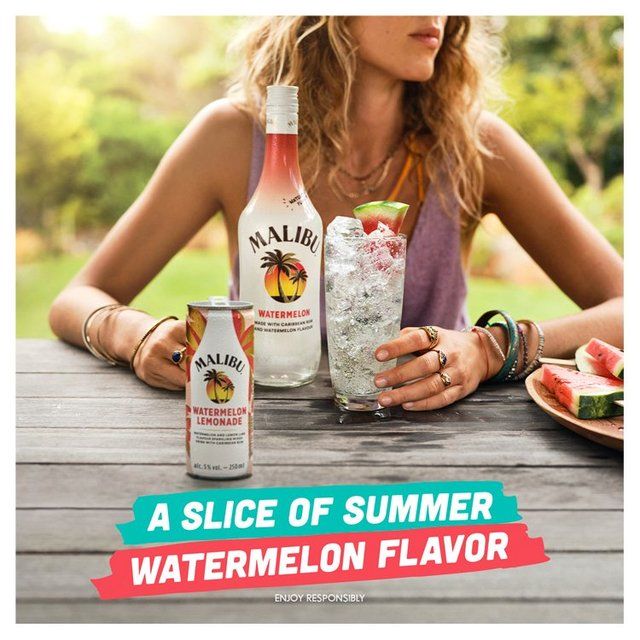 Malibu Watermelon Flavoured Rum   70cl