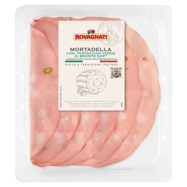 Rovagnati Mortadella Con Pistacchio   100g