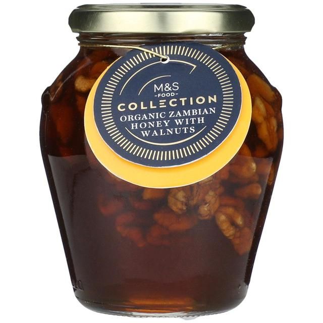 M&S Organic Zambian Honey with Walnuts   454g