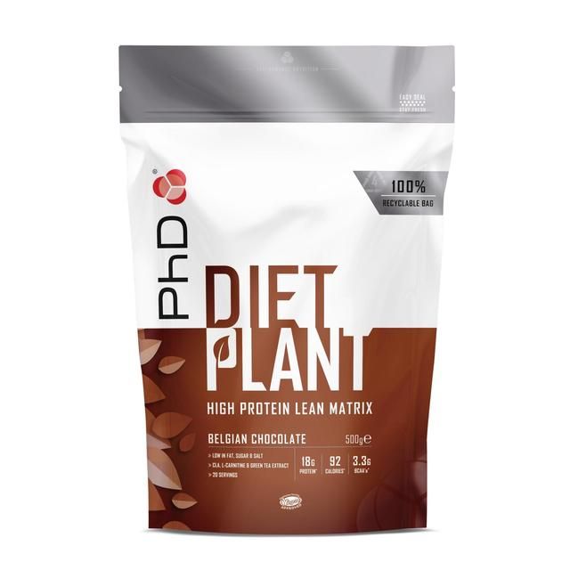 PhD Nutrition Belgian Chocolate Diet Plant Protein Powder    500g GOODS M&S   