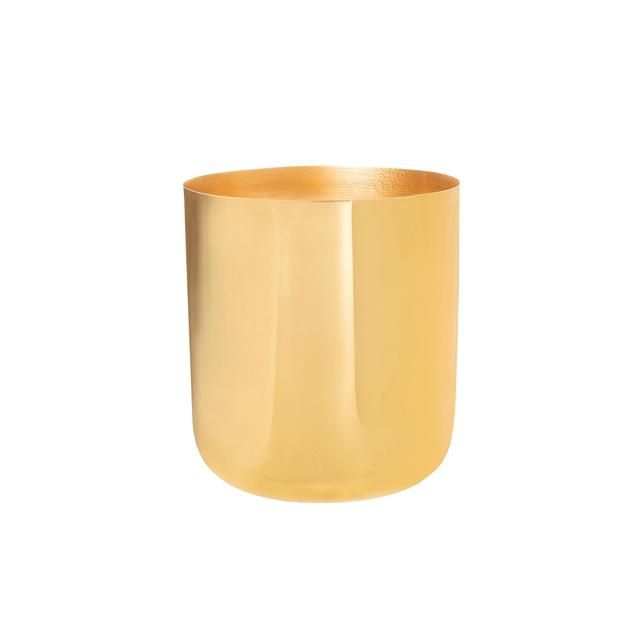 Sass & Belle Polished Gold Metal Planter