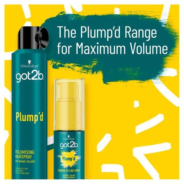 Schwarzkopf got2b Plump'd Powder Spray   8g GOODS M&S   