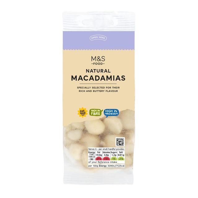 M&S Natural Macadamia Nuts   150g