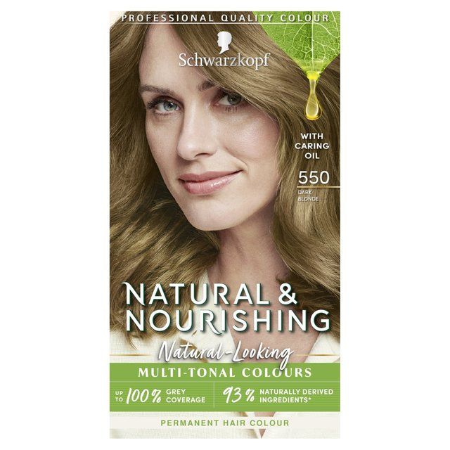 Schwarzkopf Natural & Nourishing 550 - Dark Blonde Permanent Hair Dye   143g