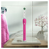 Oral-B Pro 1 650 Pink 3D White Electric Toothbrush (+ Whitening Toothpaste) GOODS M&S   