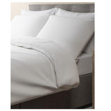 M&S Percale Duvet Cover Single-King Size White GOODS M&S   