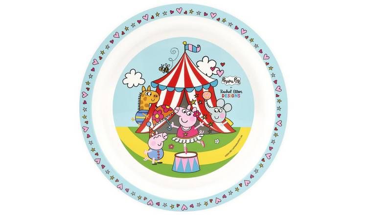 Peppa Pig Kids Plastic Dinner Set - Blue