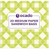 Ocado Medium Paper Sandwich Bags   20 per pack GOODS M&S   