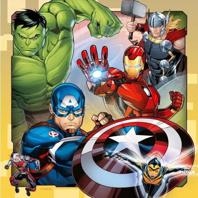 Ravensburger Marvel Avengers Assemble 3x 49 piece Jigsaw Puzzles GOODS M&S   